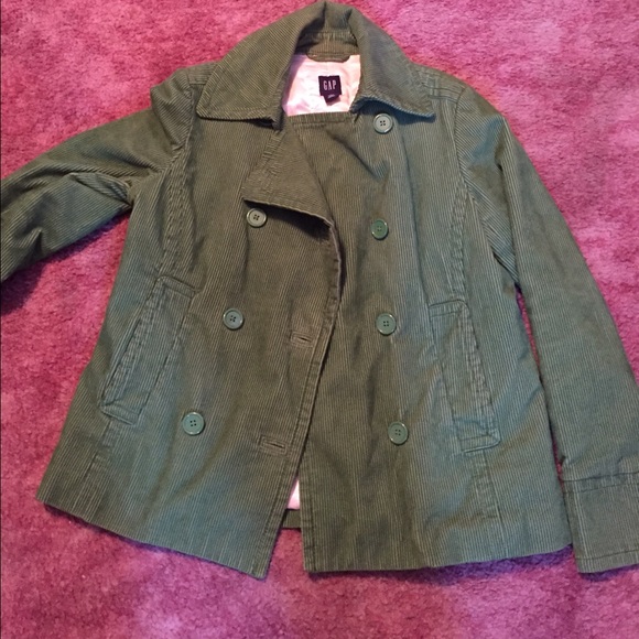 GAP Jackets & Blazers - Lg Green Gap Coat