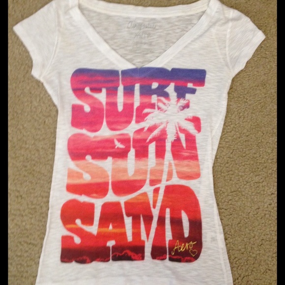 Surf sand sun Aeropostale T-shirt - Picture 1 of 1