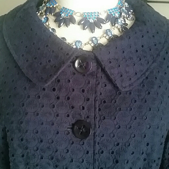 Liz navy jacket - Picture 2 of 3
