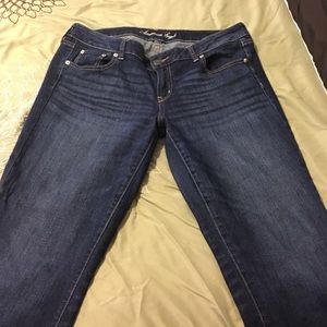 Flared 16 long denim jeans