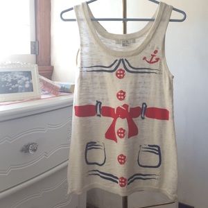 Forever 21 Nautical/Patriotic shirt