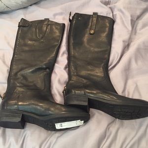 Sam Edelman penny boot black wide 6.5 leather