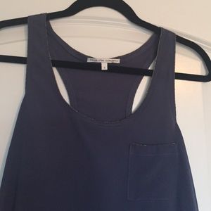 🌷 spring sale! Silk Periwinkle racer back tank