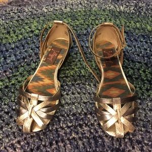 Metallic Sandals