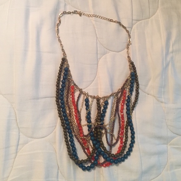 NWOT Beaded statement necklace - Picture 1 of 1
