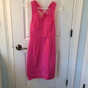 Hot pink dress