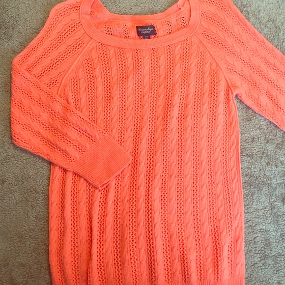 Coral sweater