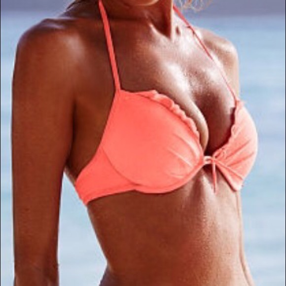 Victoria's Secret Coral Bikini Top