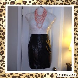 Express Design Studio leather mini