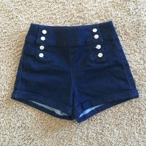 High Waisted Sailor Shorts!! ❤️