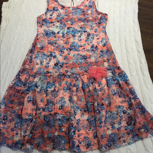 Kids/teen flowers dress