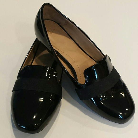 Zara Shoes - Final price! Zara black patent loafers