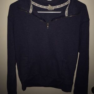 PINK quarter zip sweatshirt
