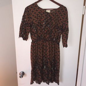 Beautiful boho dress from Anthropologie.