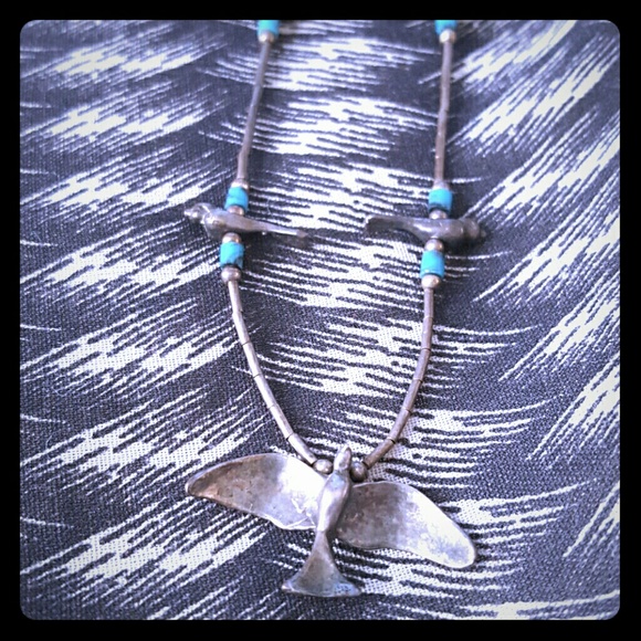 ?VDAY SALE? unique vintage Turquoise necklace