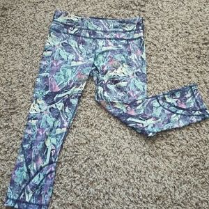 Lululemon multicolor speed run crop