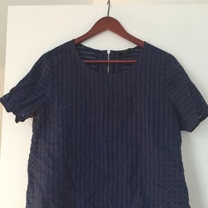 Navy Blouse