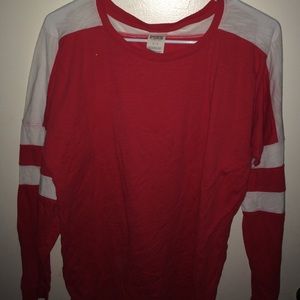 PINK Red Long Sleeve Shirt