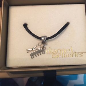Charmed memories Shears and Comb charm