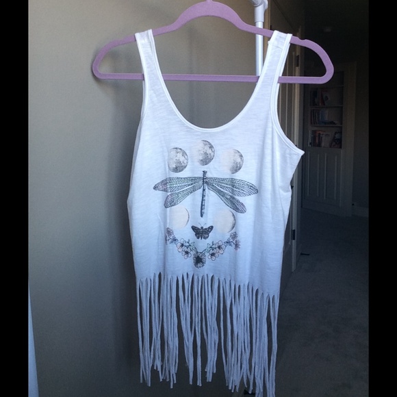 Fringe, Loose, Tank top