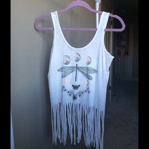 Fringe, Loose, Tank top