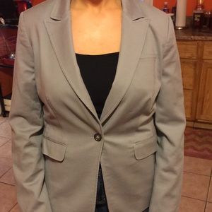 Banana Republic Grey Blazed