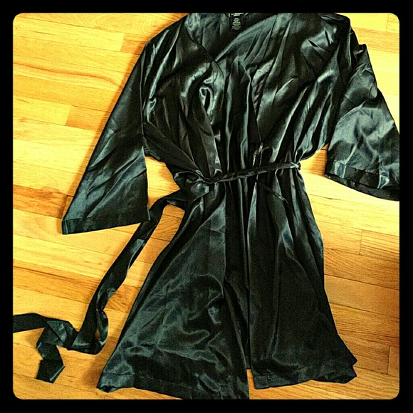 Silky Black Robe