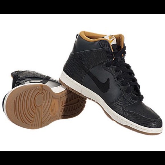 NIKE 'Dunk Hi - Skinny Print' High Tops