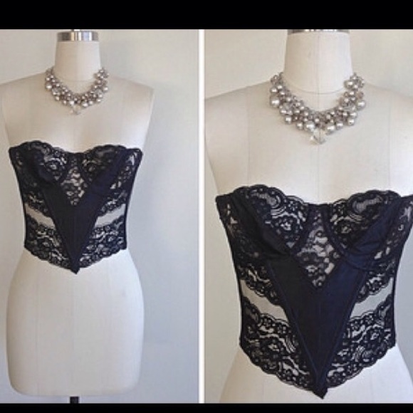 Christian Dior lace corset