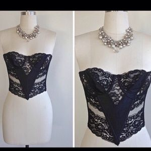 Christian Dior lace corset