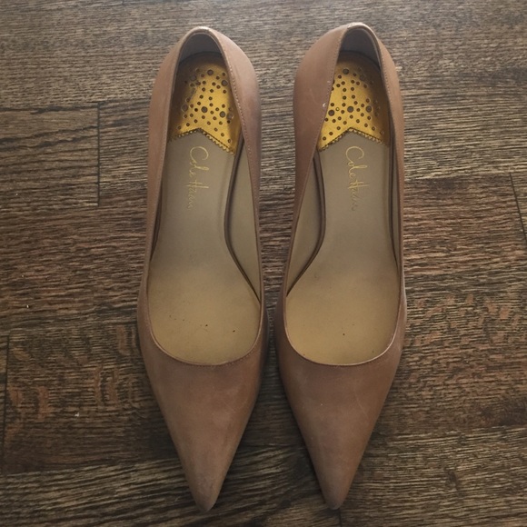 Cole Haan with Nike Air Tan Heels