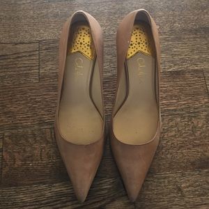 Cole Haan with Nike Air Tan Heels