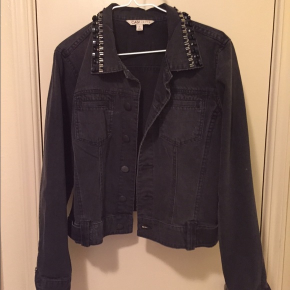 Cabi black denim jacket