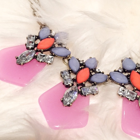 Baublebar Pink/Cornflower Blue/Orange Necklace - Picture 3 of 3