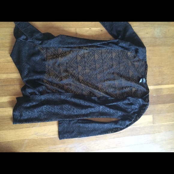 Black Tribal Cardigan