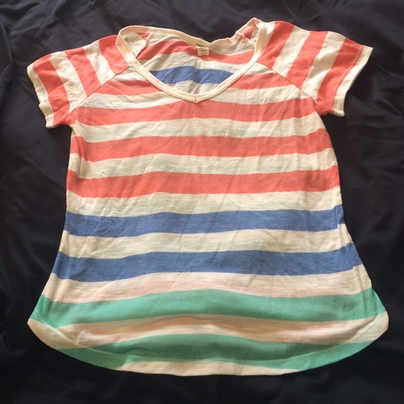 Striped modcloth tee