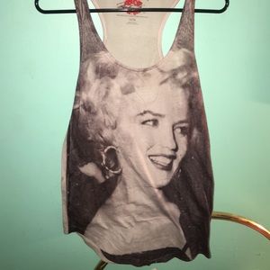 Medium Marilyn Monroe razor back tank top