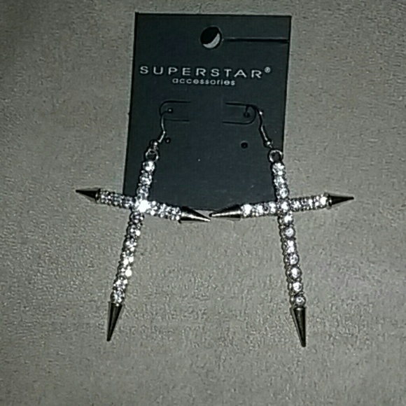 Cross earrings