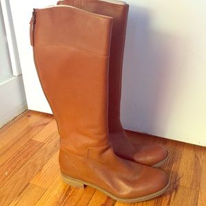 Nine West Leather Boots. Worn Once.