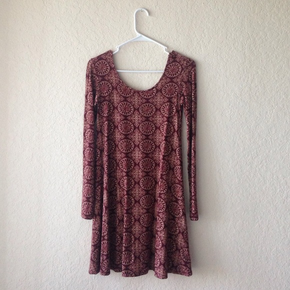 Forever 21 Medallion Print Trapeze Dress