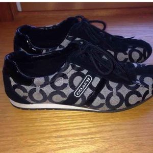 ❌SOLD❌ Black Coach Kathleen Sneakers
