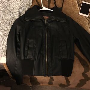 Leather jacket