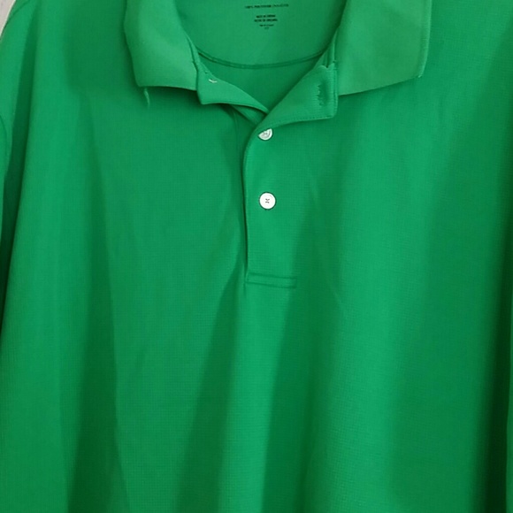 SOLDEmerald green comfy mens collard shirt sz XL - Picture 3 of 4