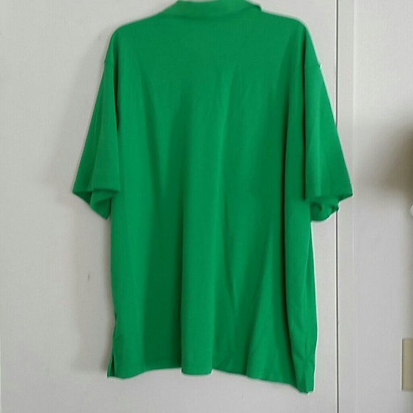 SOLDEmerald green comfy mens collard shirt sz XL - Picture 4 of 4