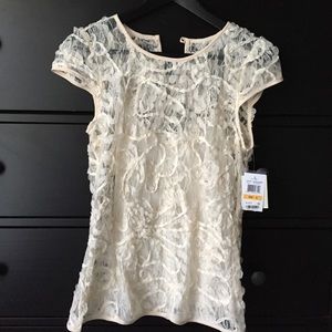 NWT ECI Lace Blouse