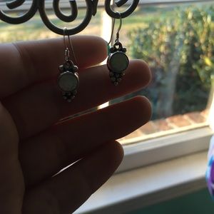 Opal earrings