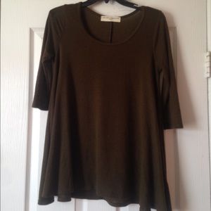 Project Social T Army Green Tunic