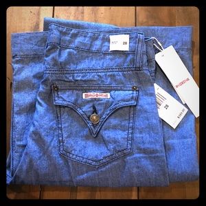 NWT - Hudson Midrise Gwen Wide Leg Jeans