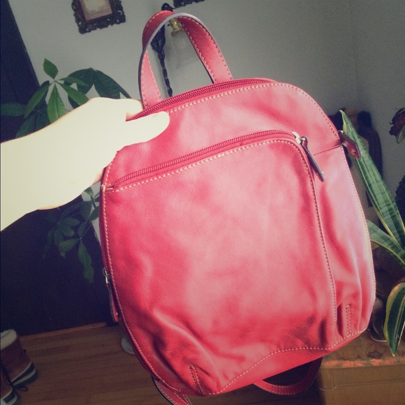 Leather BackPack Purse