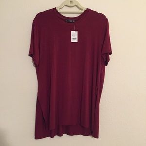 NWT MNG Side Slit T-shirt